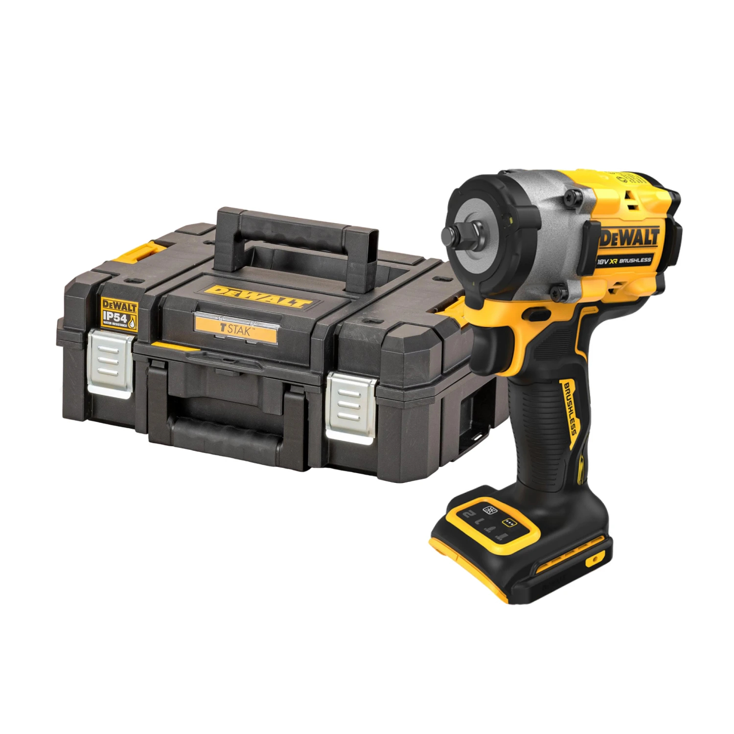 DeWALT DCF923N-XJ 18V Li-ion XR Compacte Accu Slagsmoersleutel body met 3/8" Pinaansluiting in TSTAK koffer-image