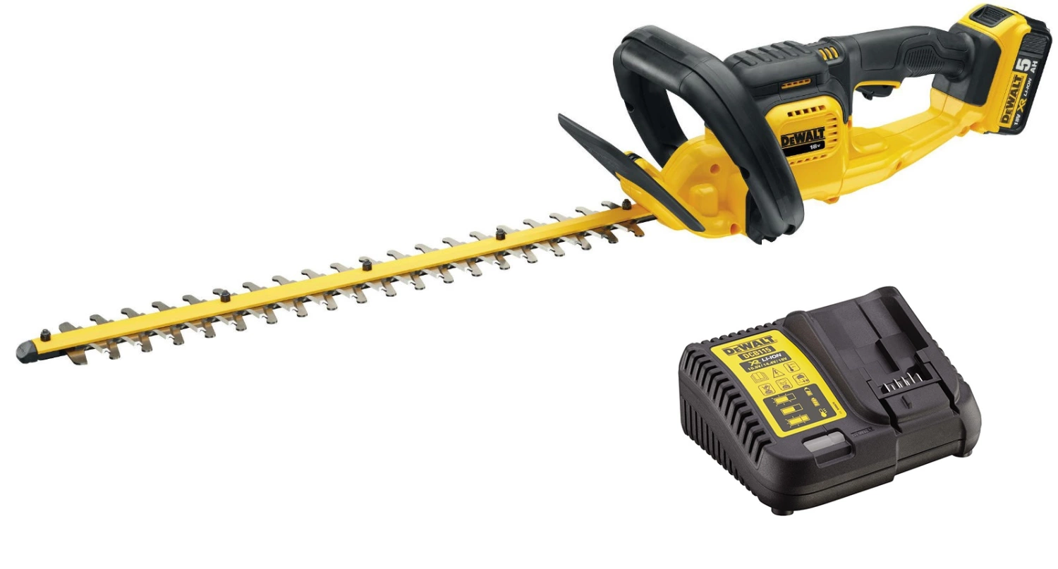 DeWALT DCM563P1 18V Li-Ion accu Heggenschaar set (1x 5,0Ah accu)