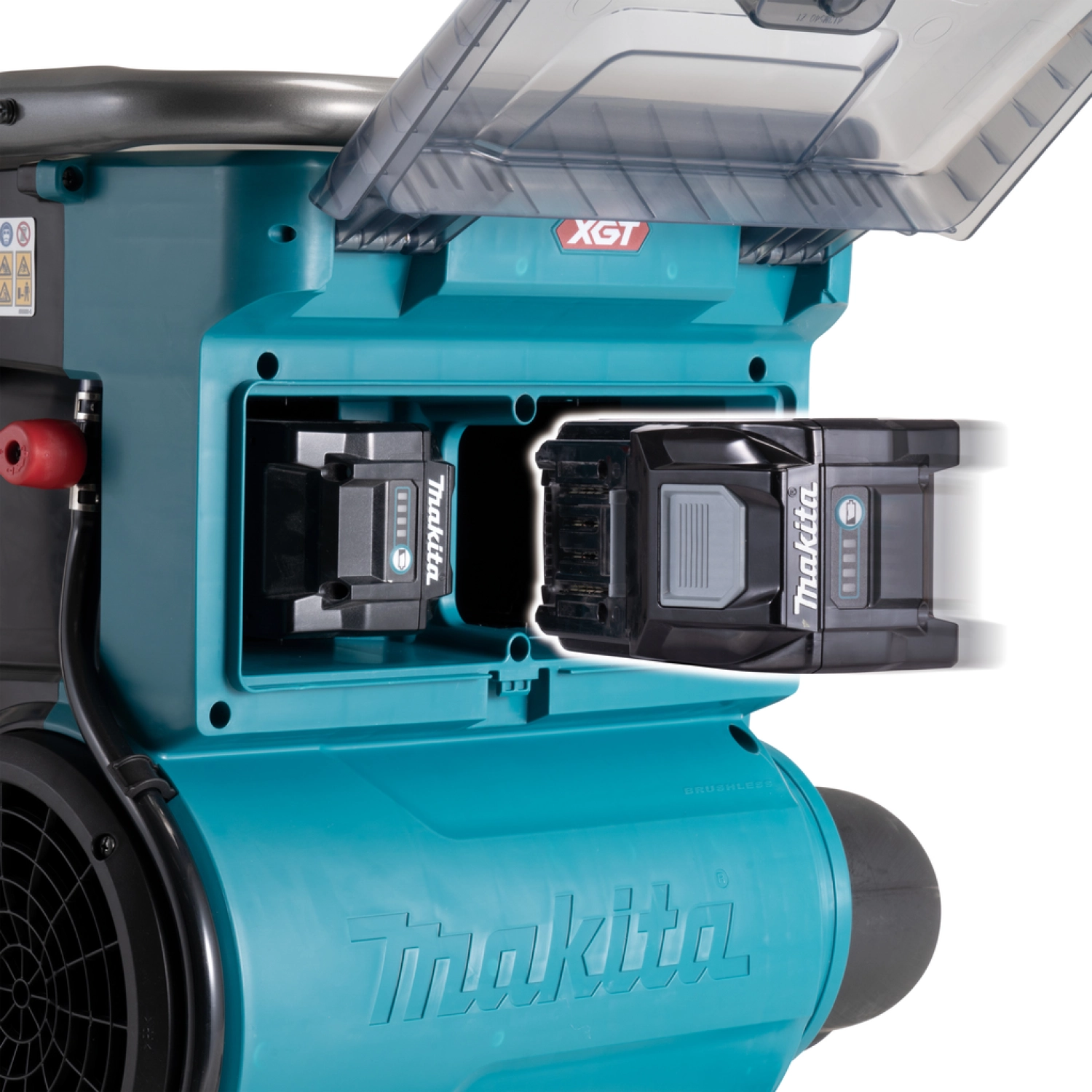 Makita PM001GL202 XGT 40 V Max Li-ion accu Rugnevelspuit set (2x 8,0 Ah accu)  - 15L-image