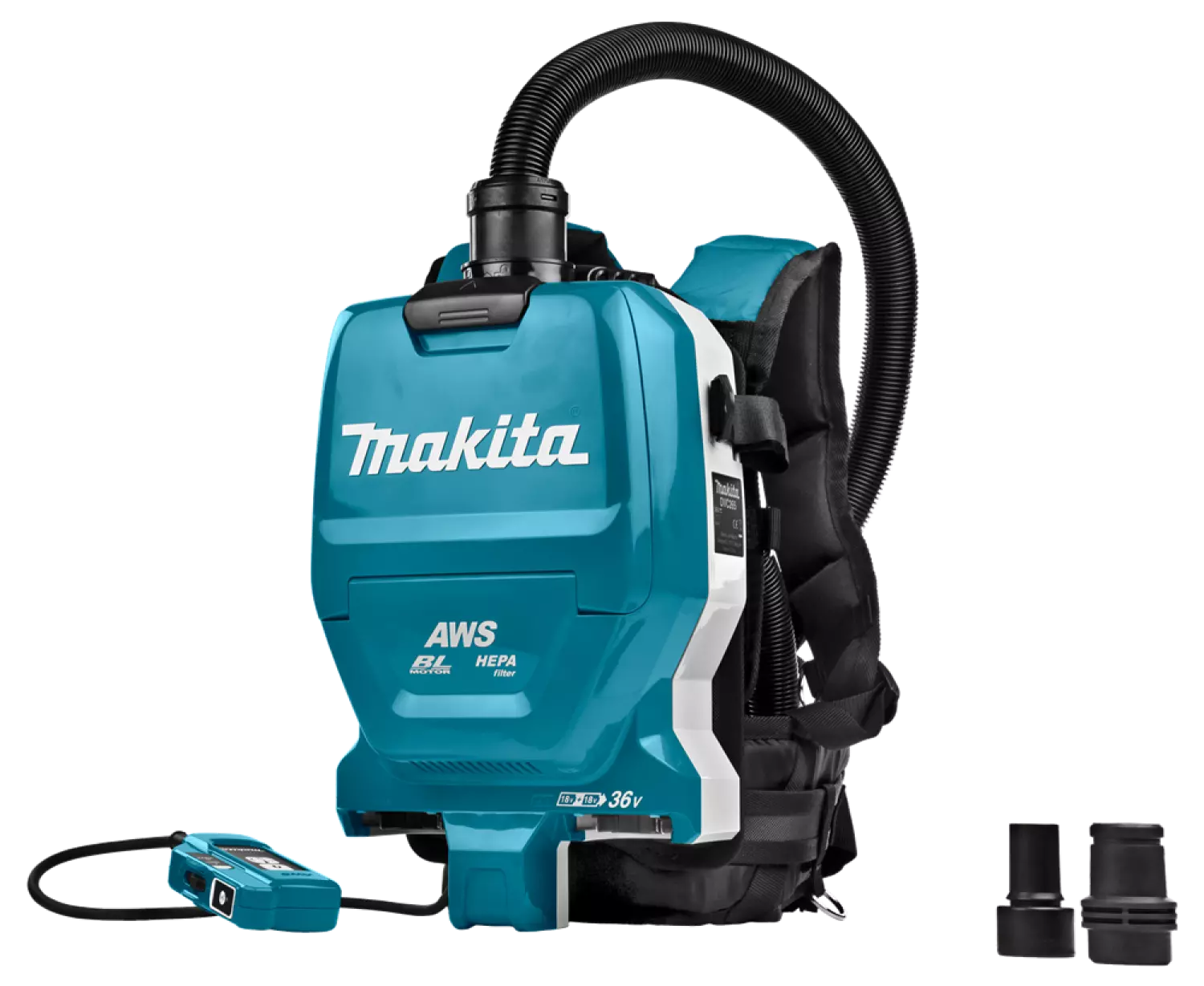 Makita DVC265ZXU 36V (2x 18) Li-Ion accu rugstofzuiger body - koolborstelloos-image