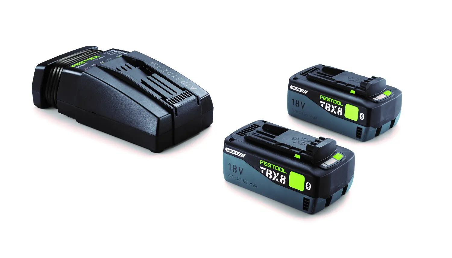 Festool 578892 Kit de démarrage 18 V, 2xTBX8/SCA16 (2x 8,0 Ah)