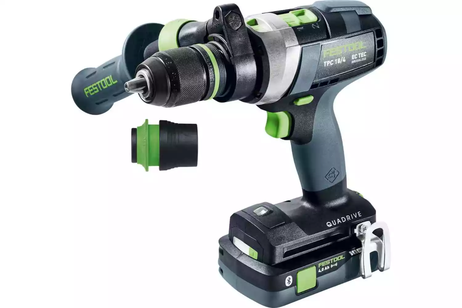 Festool TPC 18/4 5,0/4,0 I-Plus 18V Li-Ion accu klopboormachine set (1x 4,0Ah & 1x 5,0Ah) in systainer - 75Nm-image