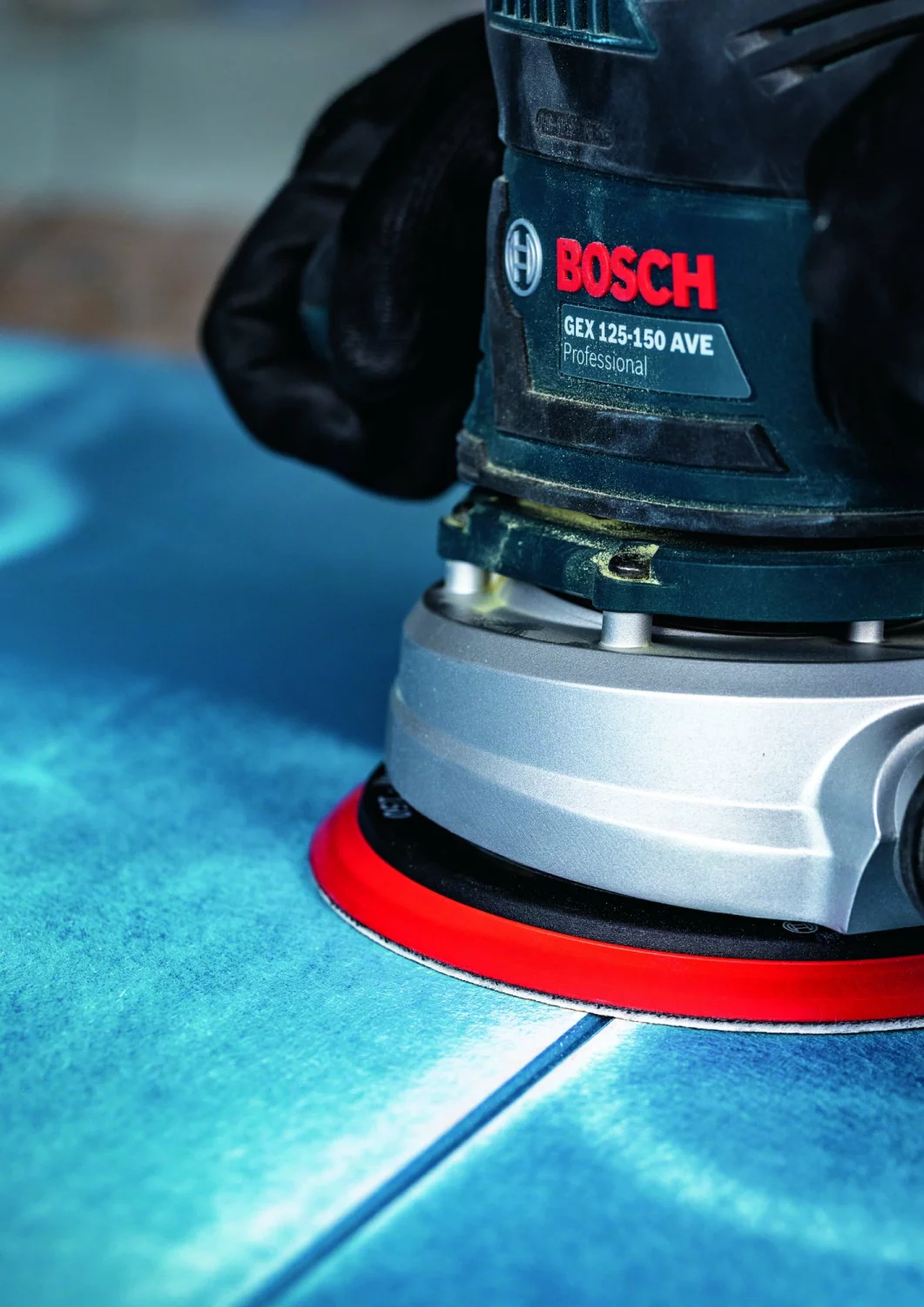 Bosch EXPERT 2608900805 - EXPERT Abrasif C470 Best for Wood and Paint, diamètre 125 mm, grain 80, 8 trous, 5x-image