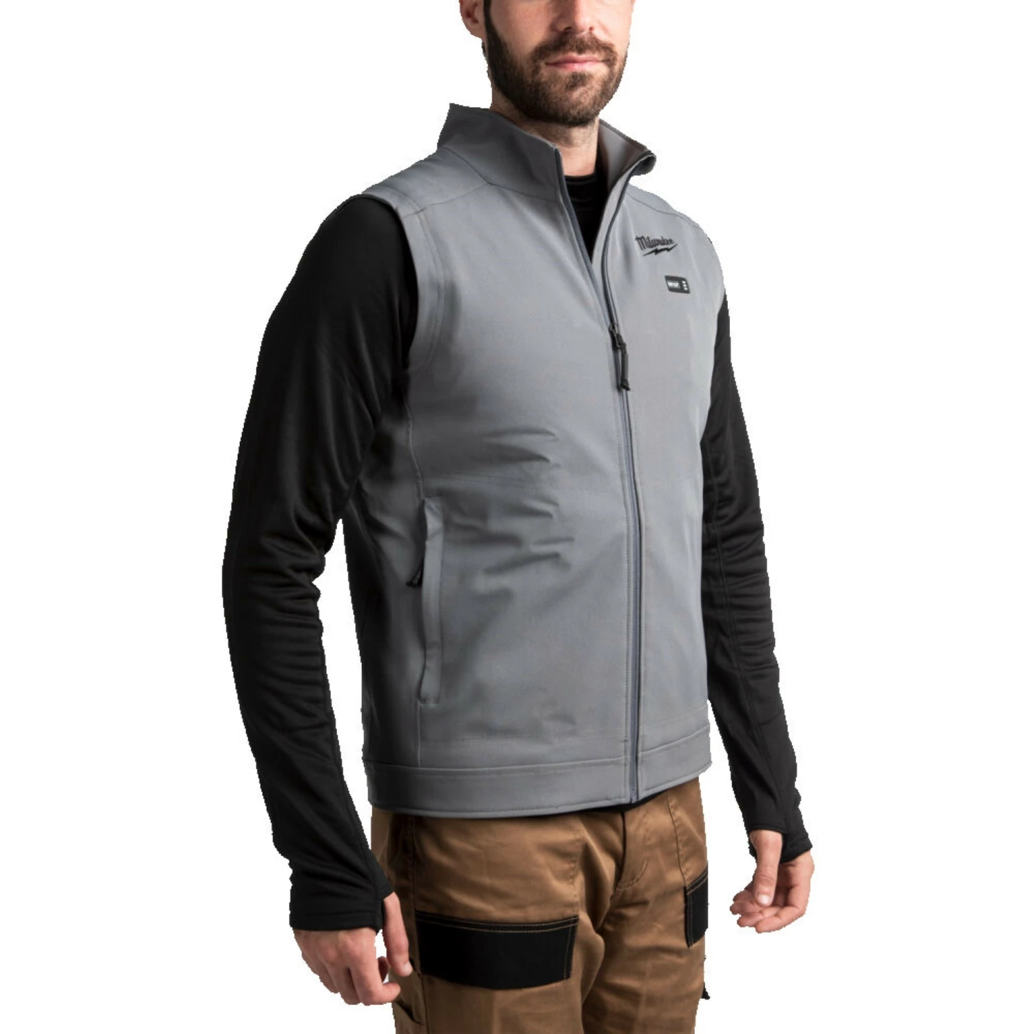 Milwaukee M12 HVGREY1-0 (S) Heated Toughshell Vest grijs