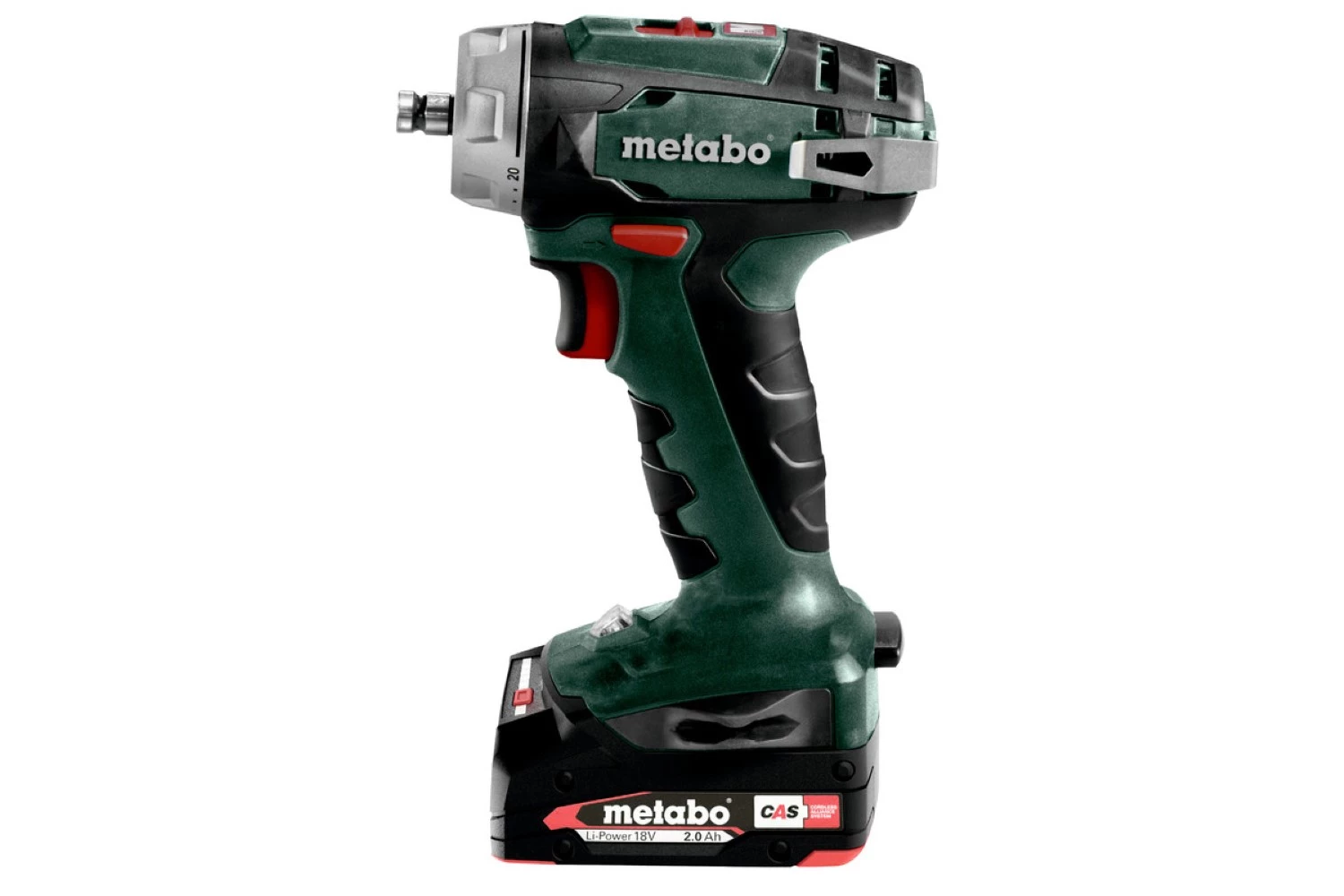 Metabo BS 18 Quick 18V Li-Ion accu boor-/schroefmachine set (2x 2.0Ah accu) in koffer incl. haakse voorzetkop en bitset-image