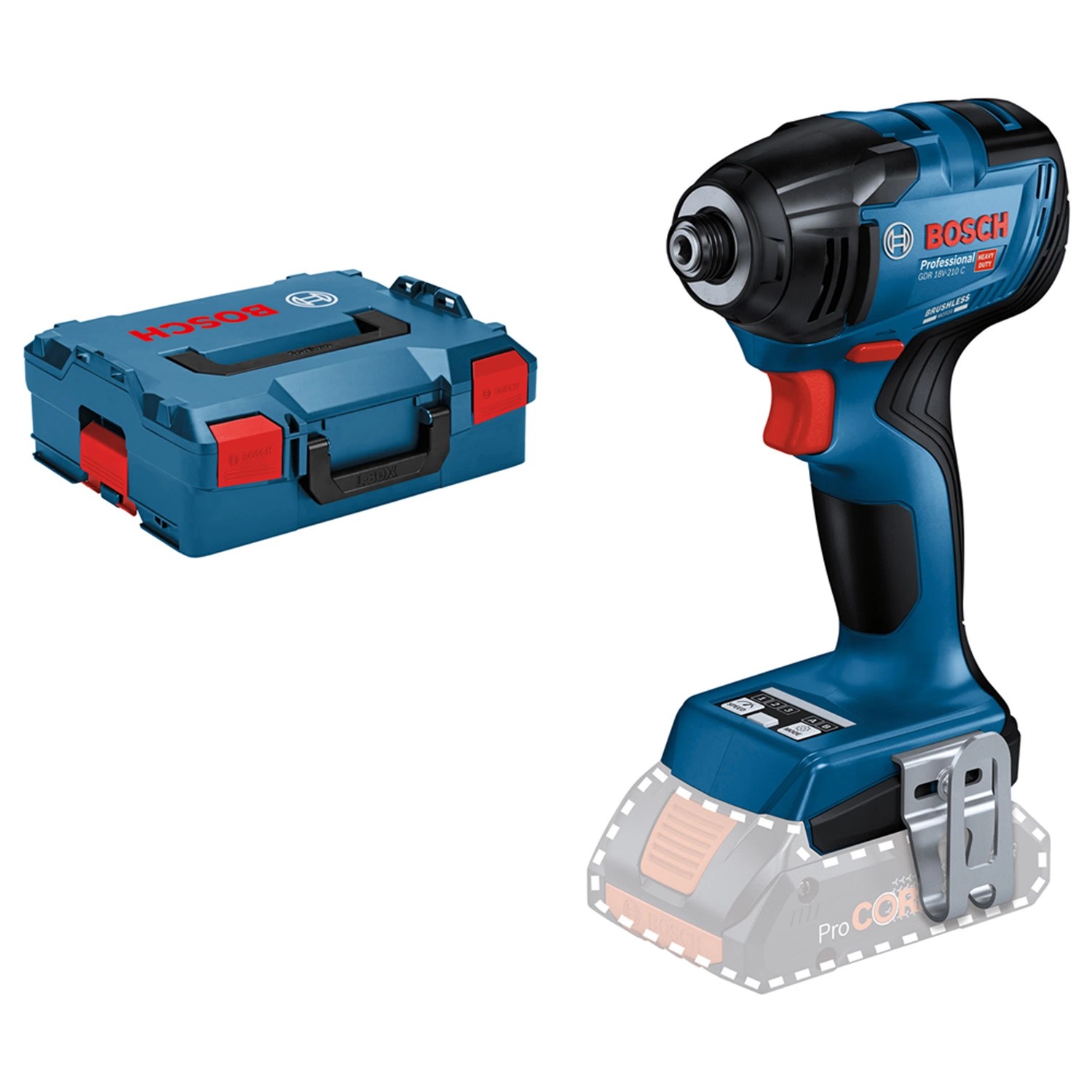Bosch GDR 18V-210 C 18V Li-ion accu slagschroevendraaier in L-Boxx - 210Nm-image