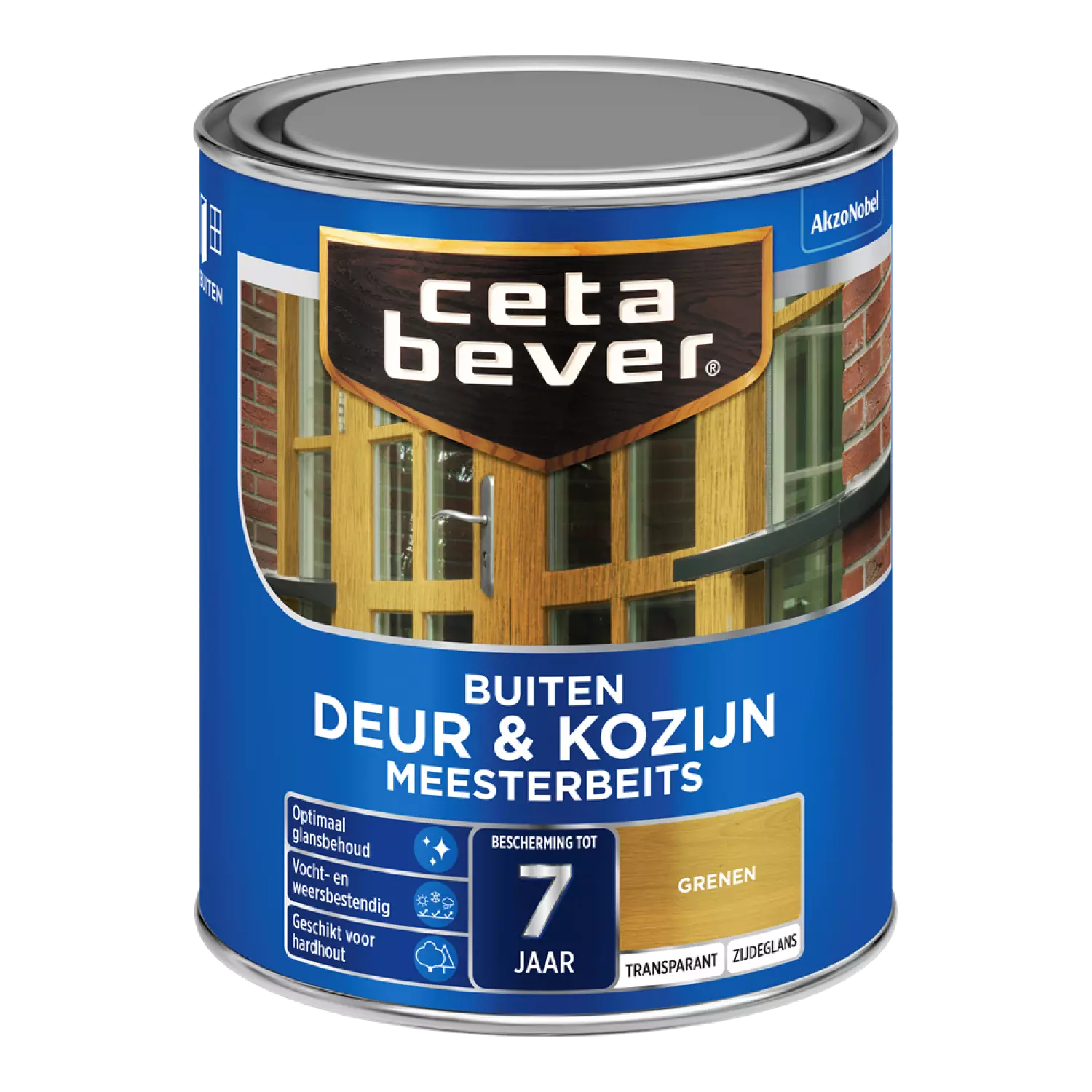 Cetabever Meesterbeits Deur En Kozijn Transparant Zijdeglans - Grenen - 750ml-image