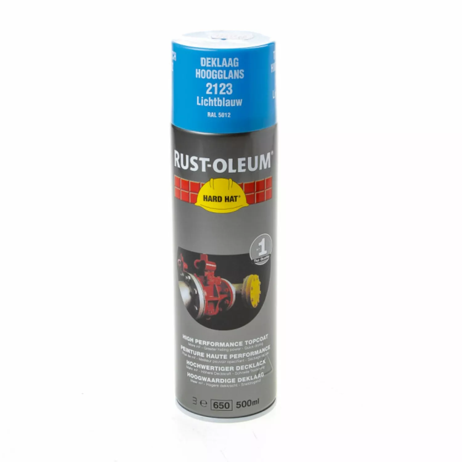 Rust-Oleum Hard Hat 2123 - RAL 5012 Clair Bleu  - 0,5L-image