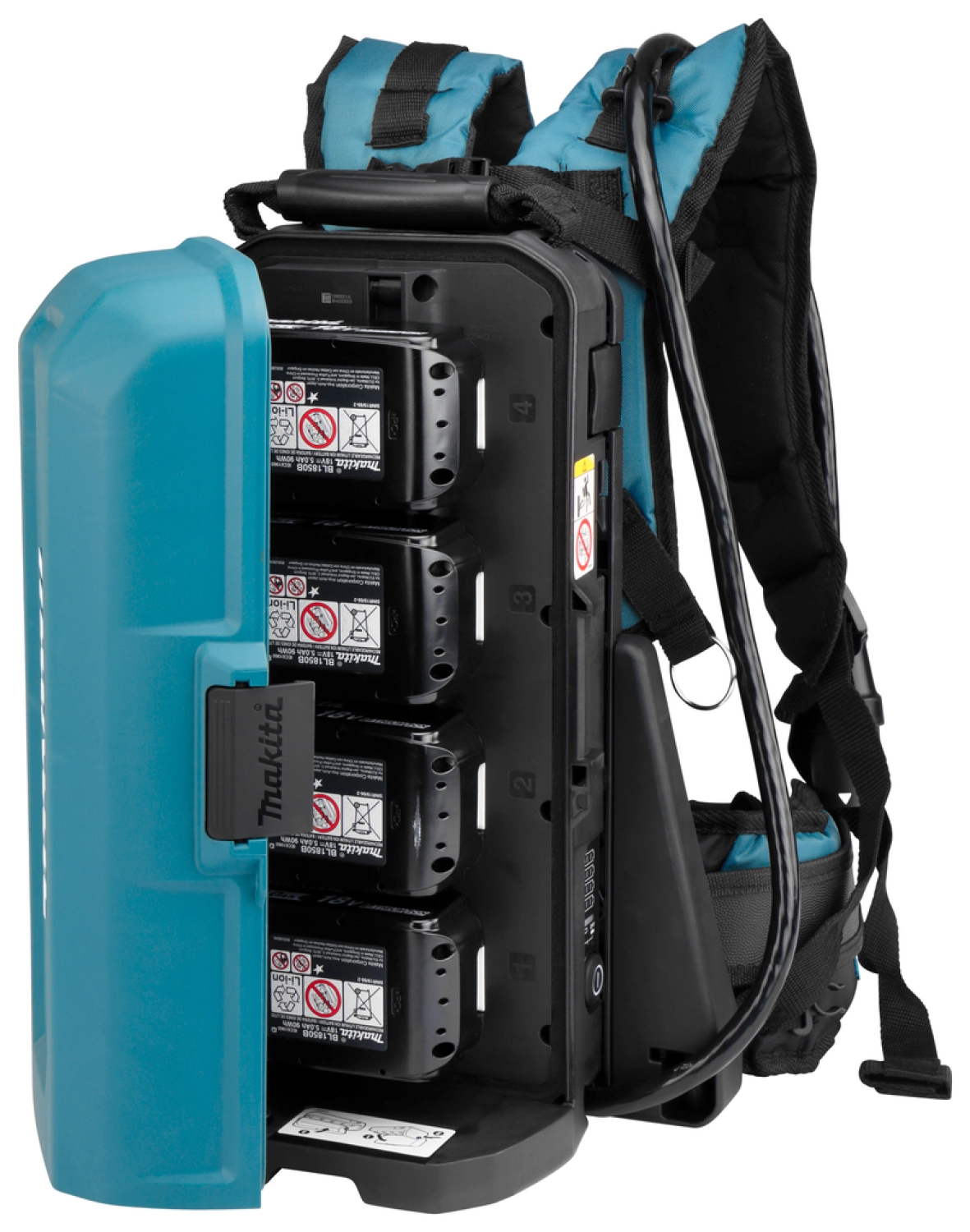 Makita PDC01X1 LXT 18V ruggedragen accustation PDC01 met 2x18V adapter incl. starterkit (4x 5,0Ah)-image