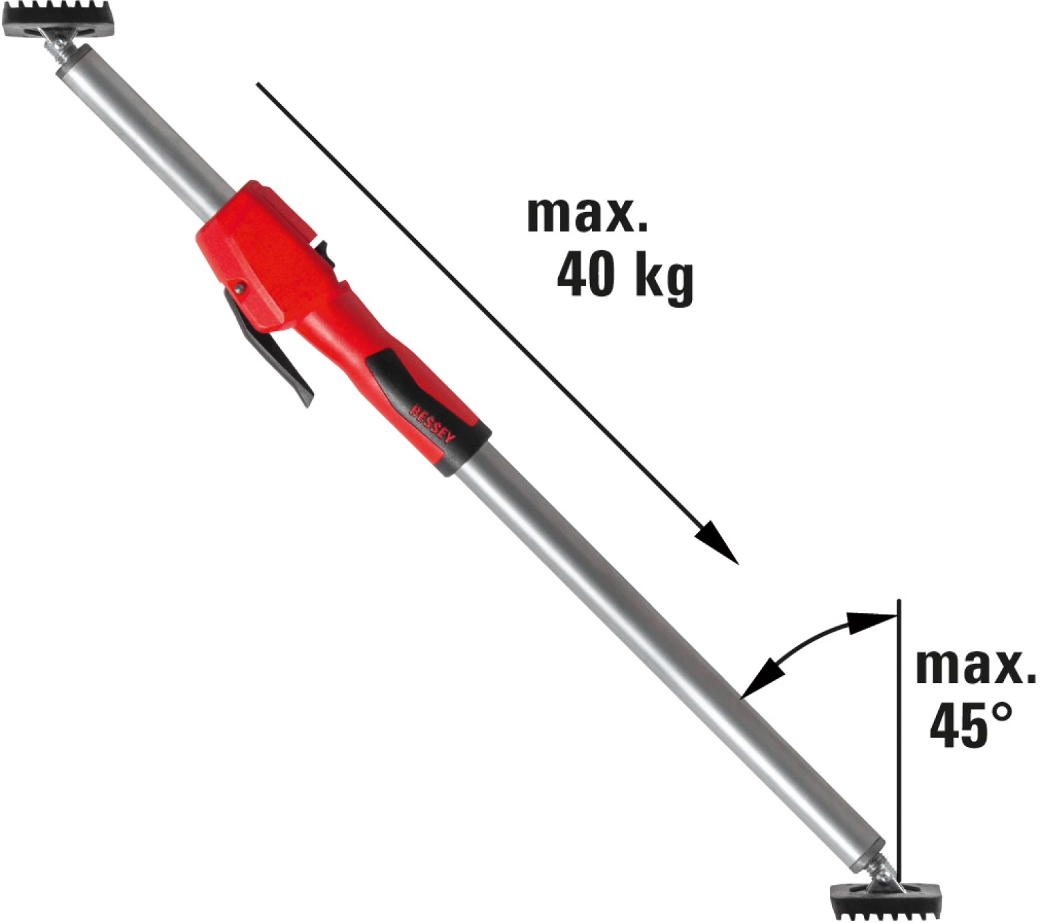 Bessey STE300 Plafondstempel - 170-300cm - 350kg-image