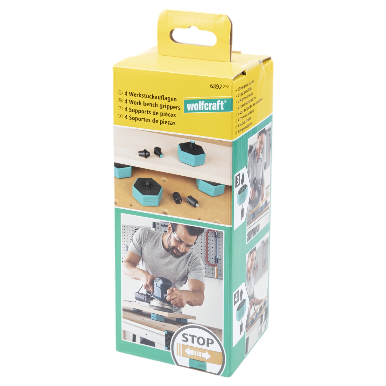 Wolfcraft 6892000 Multifunctionele Werkstuksteunen voor werkbank - 4st-image