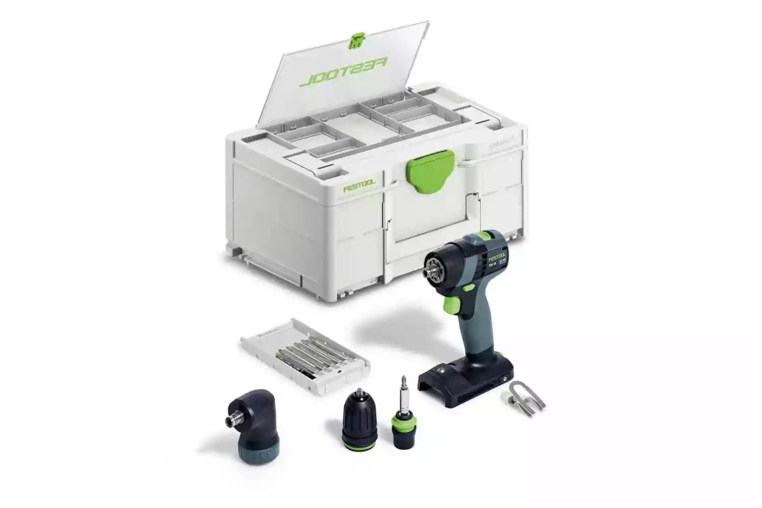 Festool TXS 18-Basic-Set 18V Li-Ion accu schroefboormachine body incl. bitset in systainer - 40Nm-image