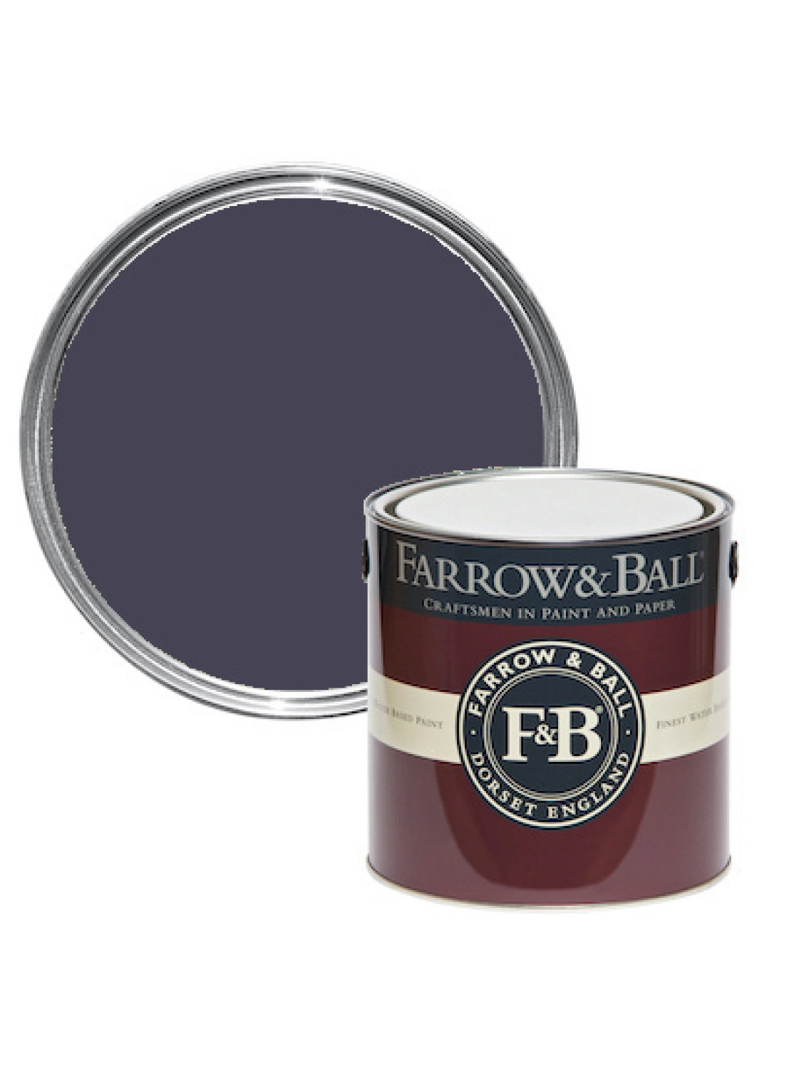 Farrow & Ball Exterior Eggshell Bible Black No. 225 - 2.5L 6 Year-image