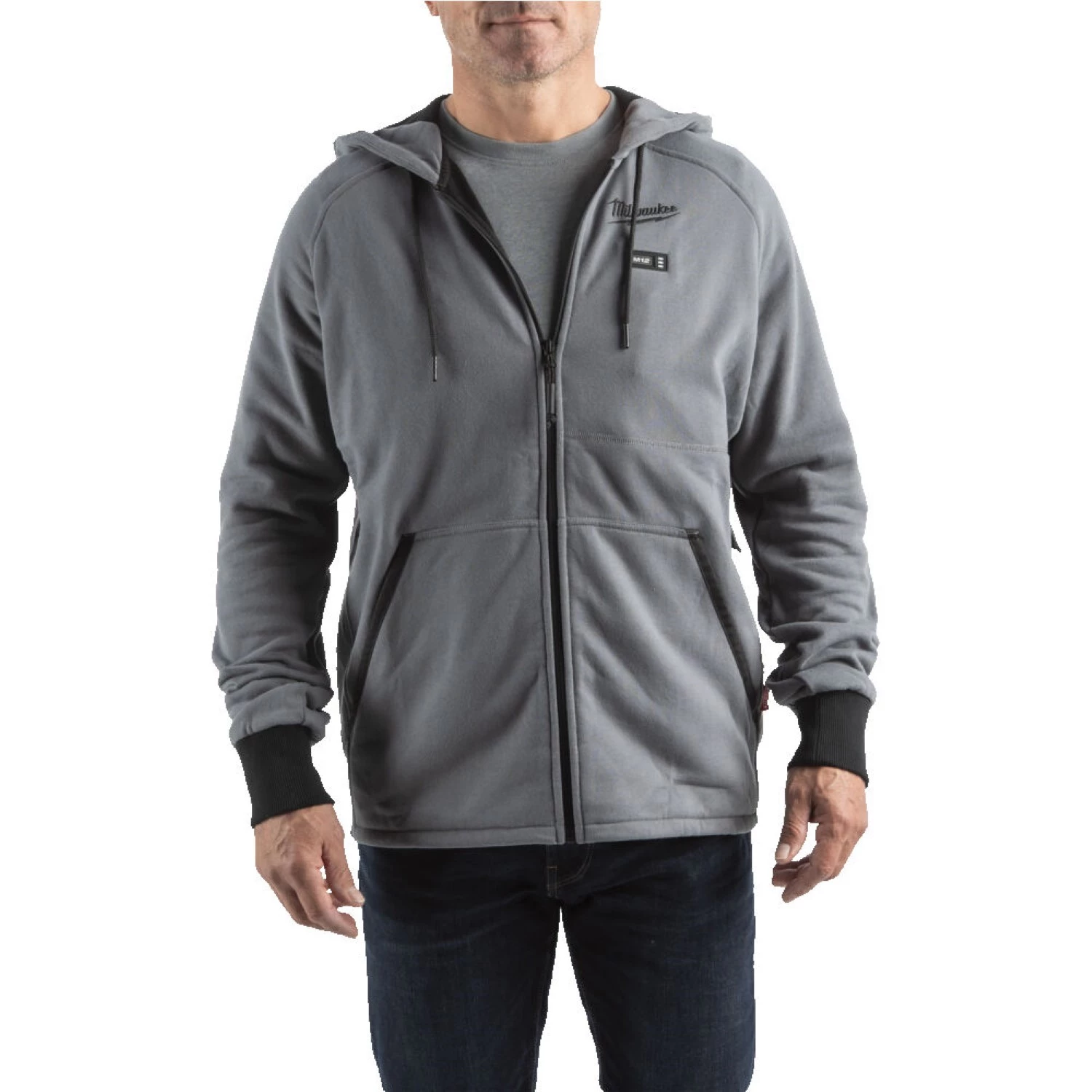 Milwaukee M12 HHGREY4-0 Heated Hoodie - Grijs-image