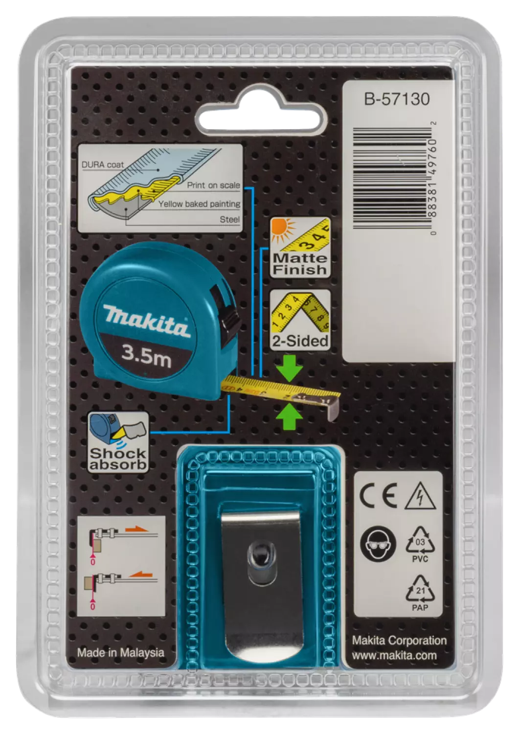 Makita B-57130 Rolbandmaat 3,5mx16mm-image