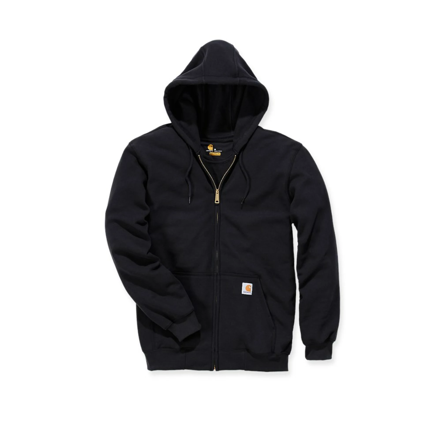 Carhartt K122 Pull A Capuche Zippe Homme Coupe Large Original Fit L black Fixami.be