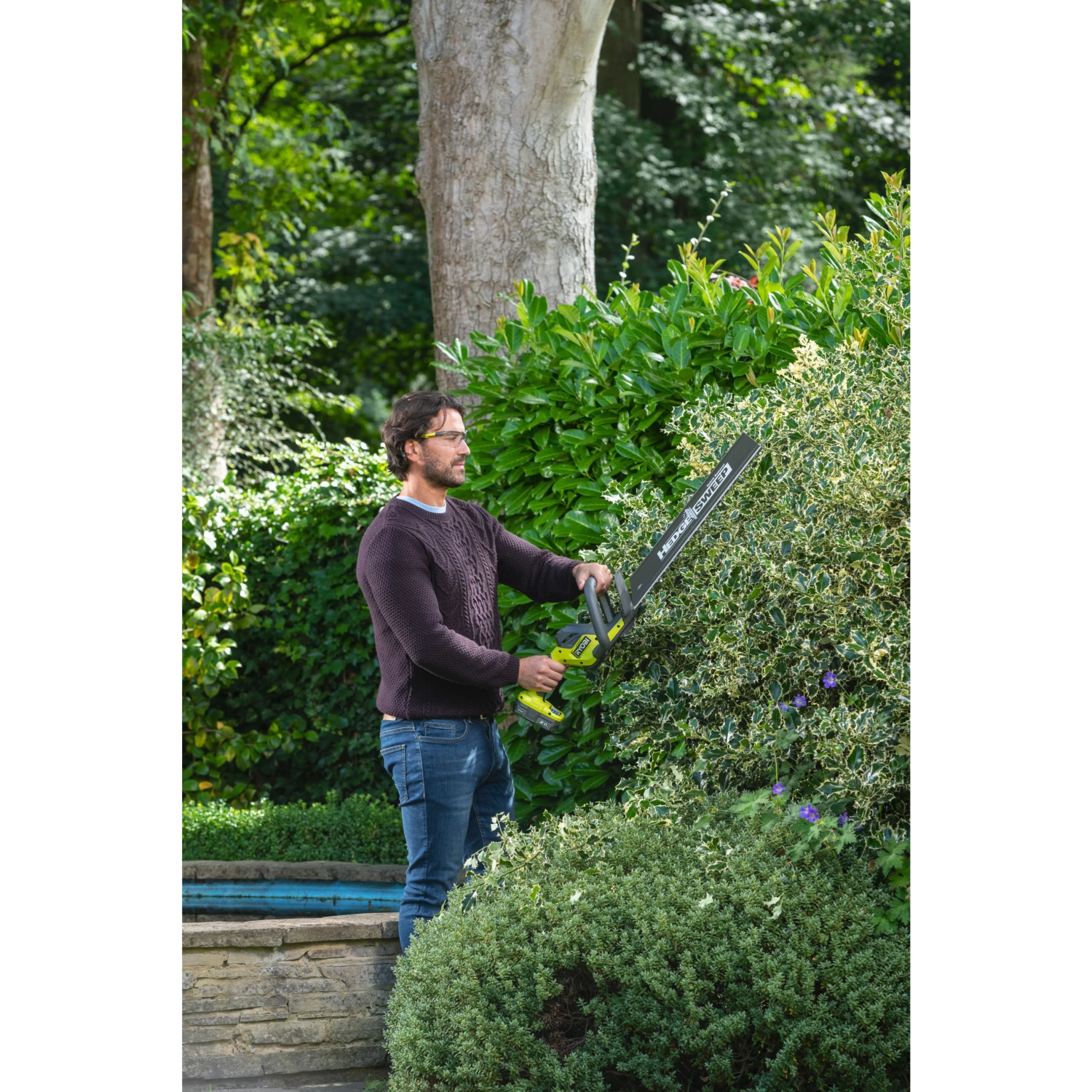 Ryobi RY18HT50A-120 18V Li-ion accu heggenschaar set (1x 2.0Ah accu) - 500mm-image