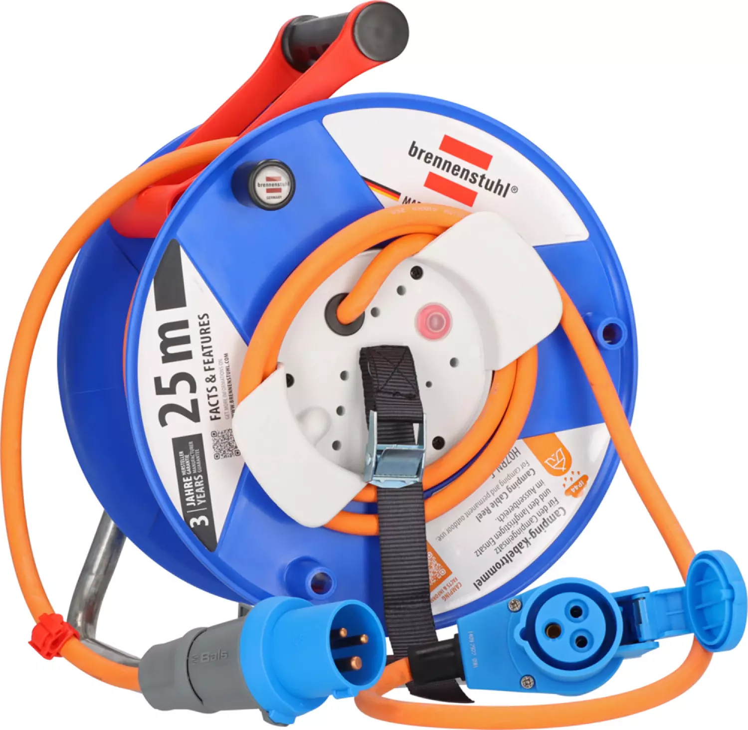 Brennenstuhl 1182470100 Garant G CEE 3 IP44 Kabelhaspel - 25m - H07RN-F 3G2,5-image