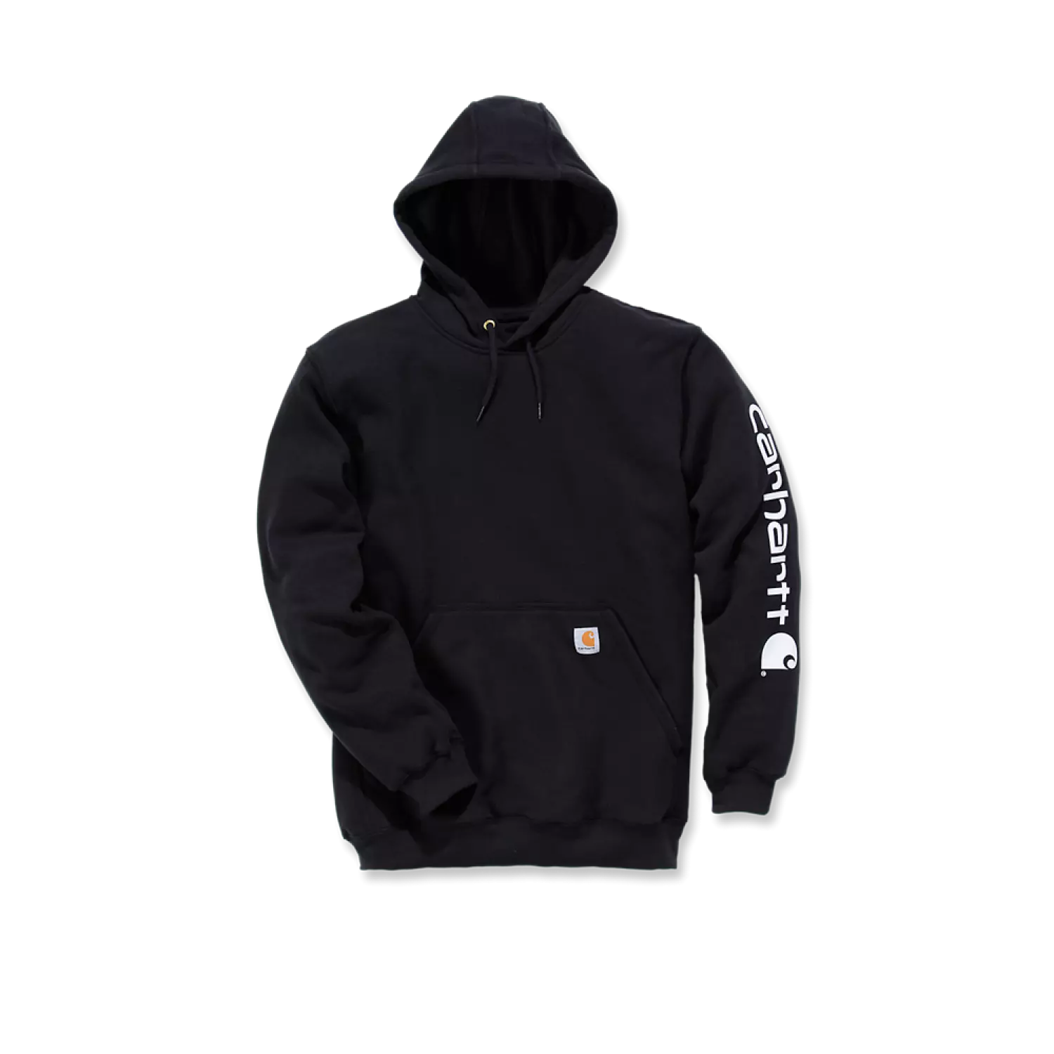 Carhartt Sweat-shirt à capuche avec logo sur la manche Noir - L-image