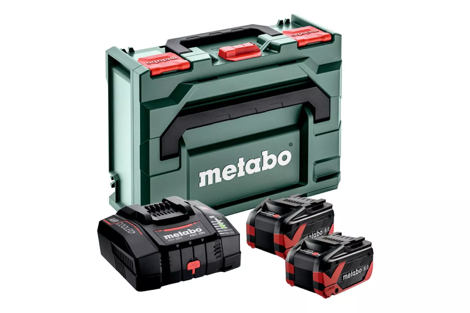 Metabo 685305000 kit de démarrage Li-ion 18V (2x batterie 4.0Ah) + chargeur dans MetaBox (LiHDX)-image