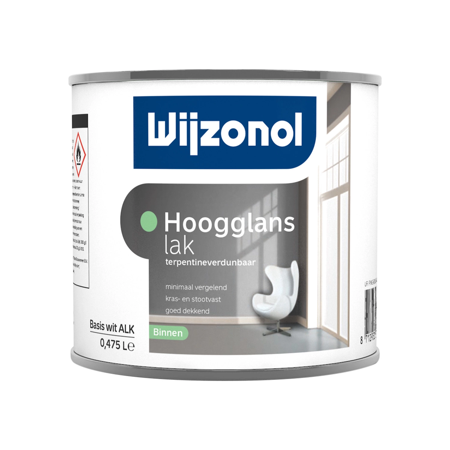 Wijzonol Hoogglanslak Interieur terpentineverdunbaar - op kleur gemengd - 0,5L-image