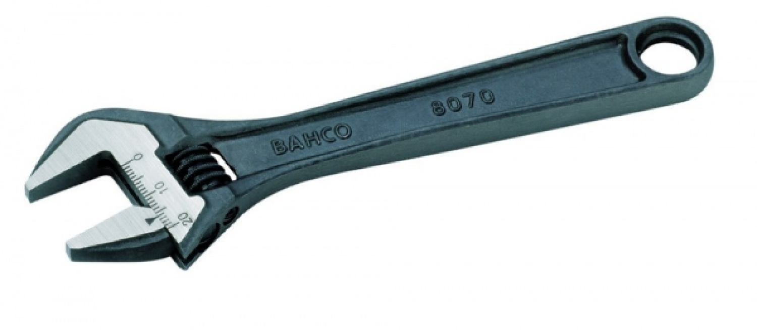 Bahco 8073 - Clé à molette à écrou central avec finition phosphatée-image