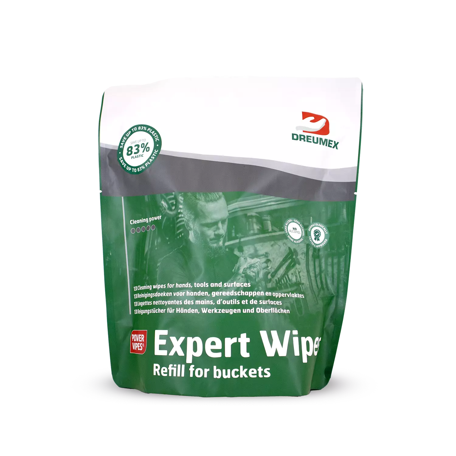 Dreumex Expert Wipes Recharge adapté pour Wipes 130 pcs-image