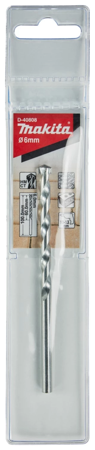 Makita D-40808 Foret à pierre 6x100mm-image