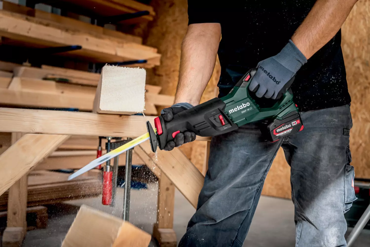 Metabo SSEP 18 LT 18V Li-ion scie récipro sans fil corps en MetaBox-image