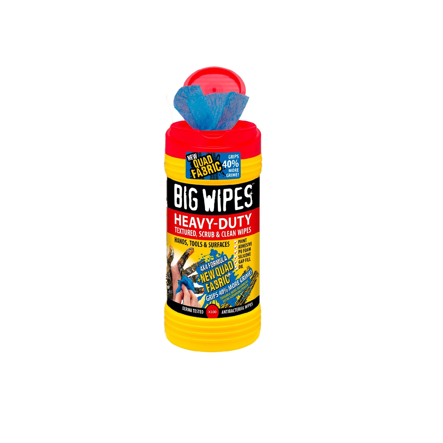 Big Wipes Heavy Duty Pro - 100 pièces + sachet de recharge-image