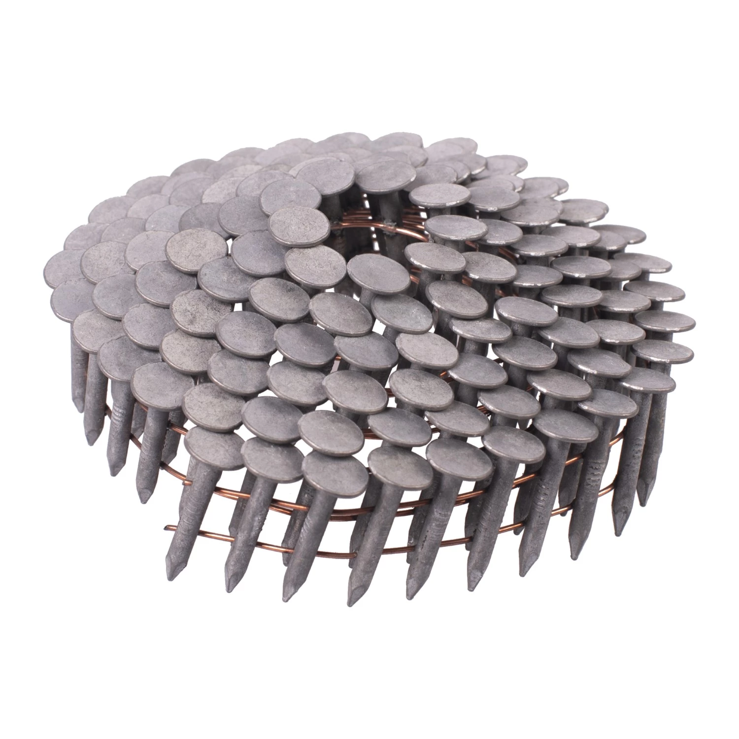 Milwaukee 4932499326 Clous en rouleau - Tige lisse - galvanisés à chaud 15° Tête ronde - 3,05 x 32 mm - 2160 pièces.-image