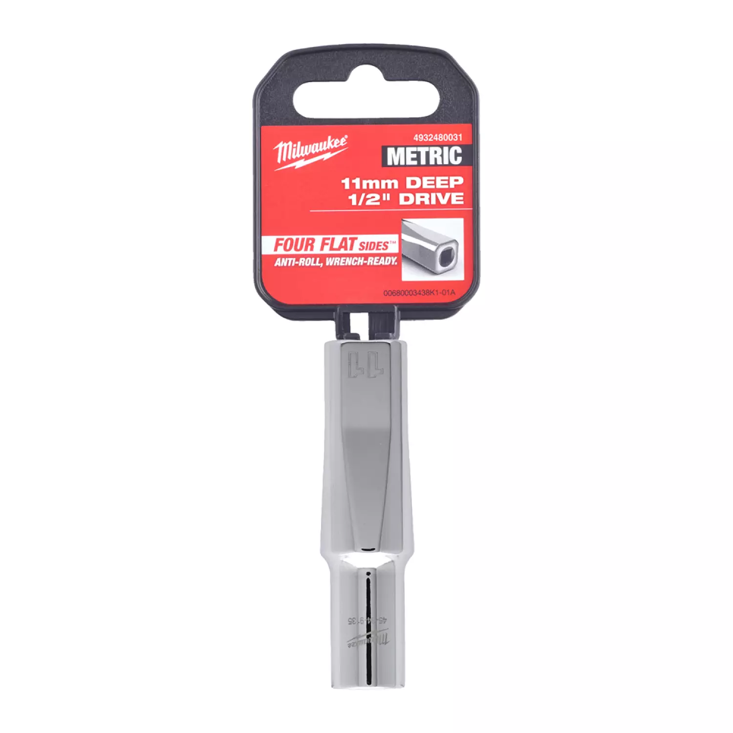 Milwaukee 4932480031 Embout - 1/2 » FOUR FLAT™ long - 11mm-image