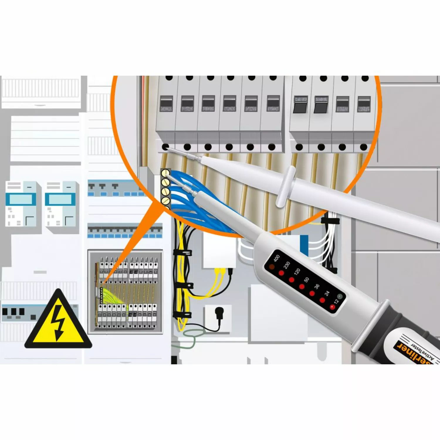 Laserliner AC-tiveTester Spanningstester - AC/DC 12-400V-image