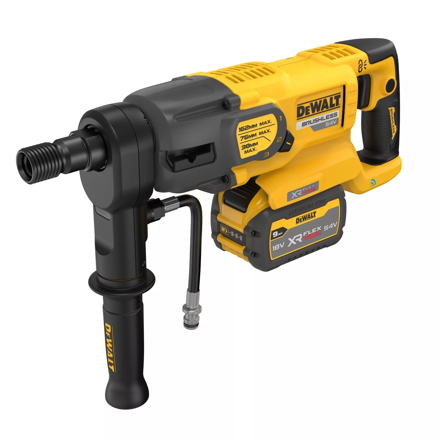 DeWALT DCD150X2 Perceuse diamant Flexvolt 54 V Li-ion (2 batteries 9Ah) dans coffret - 160 mm-image