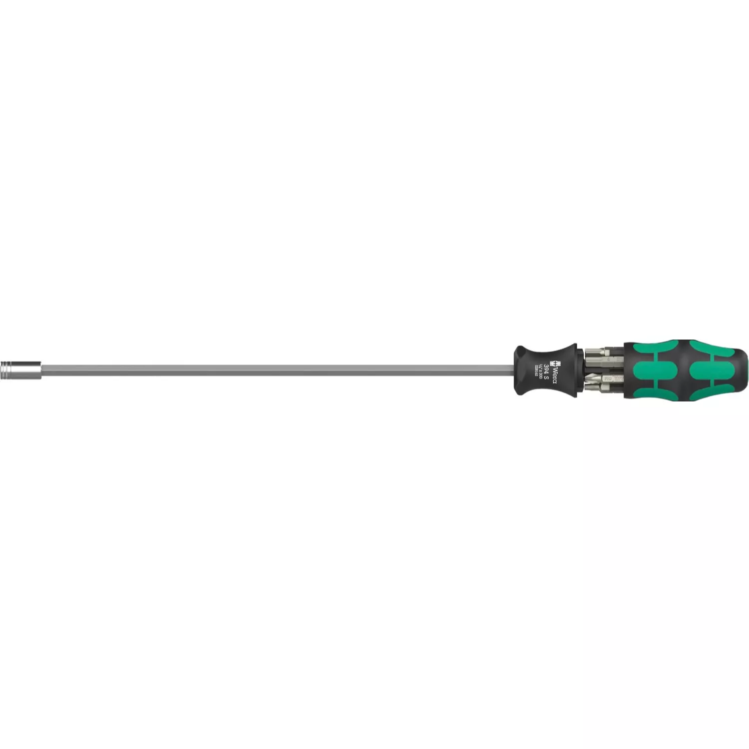 Wera 05136075001 7-piece Kraftform Kompakt 27 XL SHK 1 Porte-embout à main avec lame fixe - 1/4 "x300mm-image