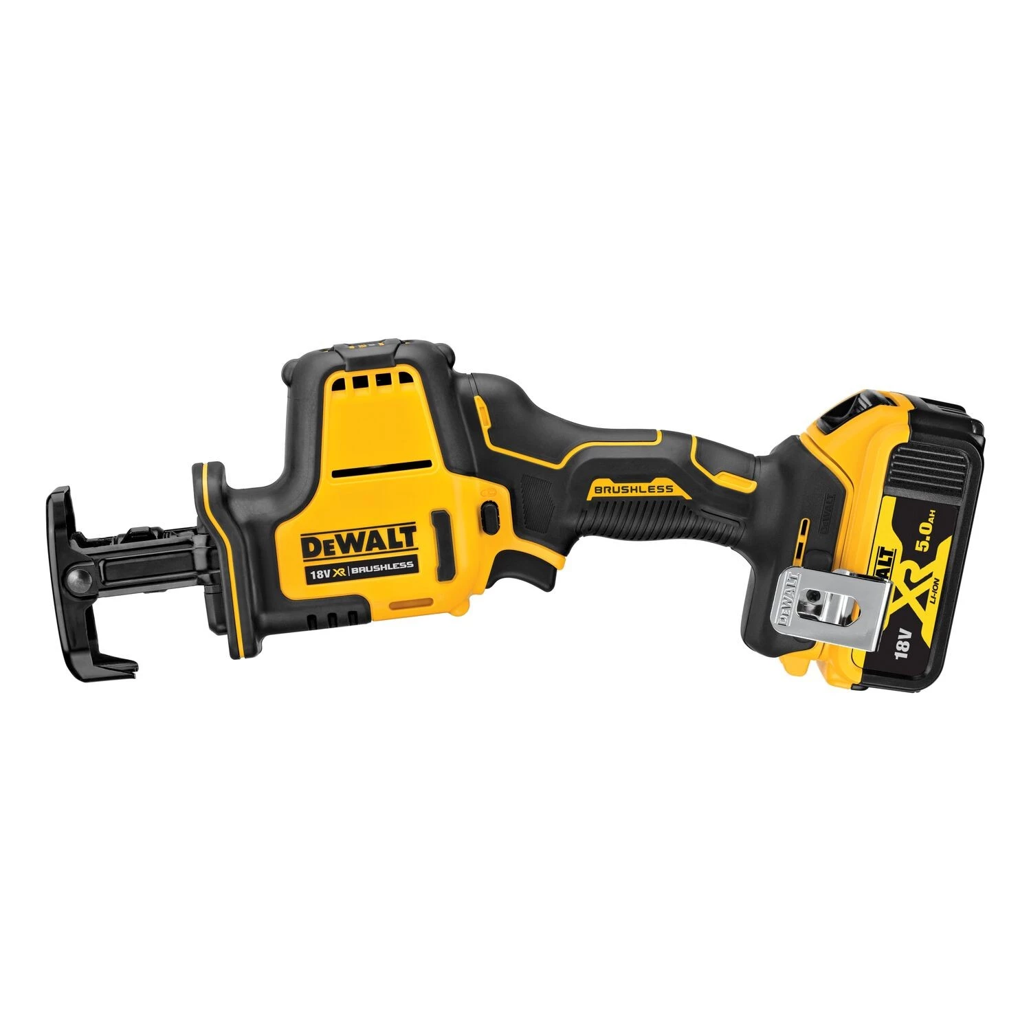 DeWALT DCS396P2 18V Li-ion accu reciprozaag set (2x 5.0Ah accu) in TSTAK-image