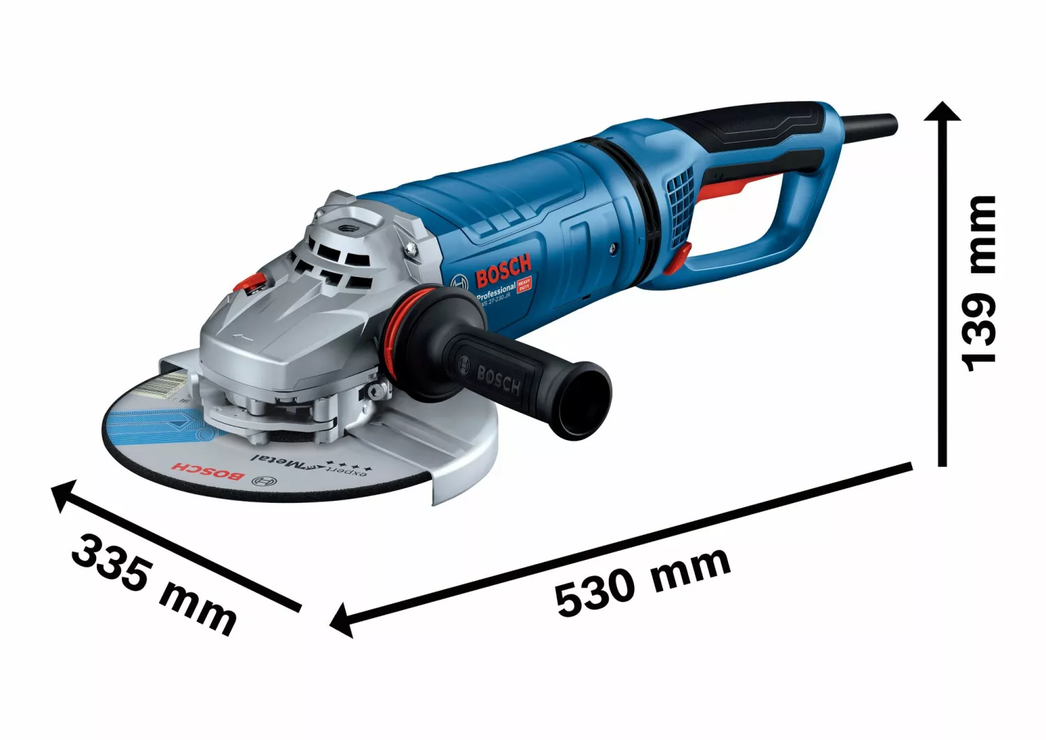 Bosch GWS 27-230 PR Haakse slijper - in Koffer-image