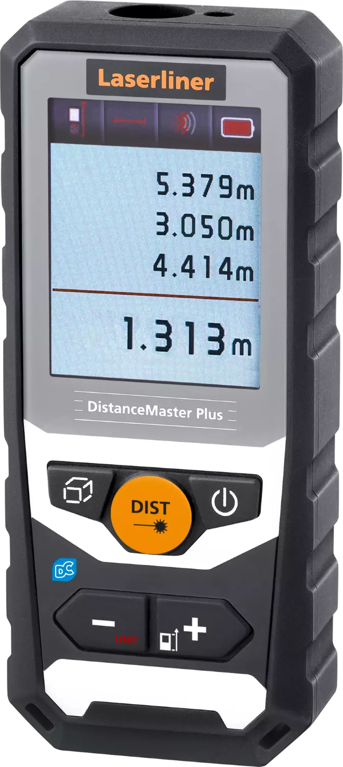 Laserliner Distancemaster Plus 80 Télémètre dans un étui - 80 m - rouge - Bluetooth - IP65-image