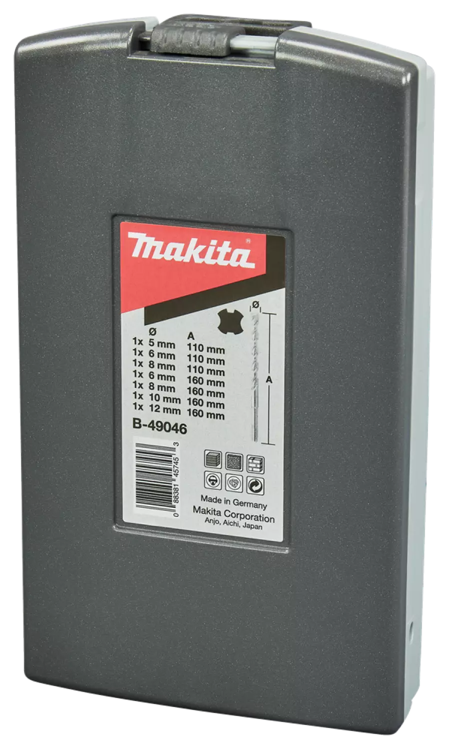 Makita B-49046 SDS-Plus 7 delige Hamerborenset-image