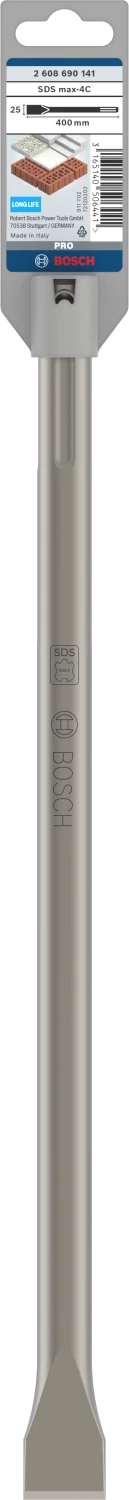 Bosch 2608690141 - Burin plat SDS-Max, 400 x 25 mm-image