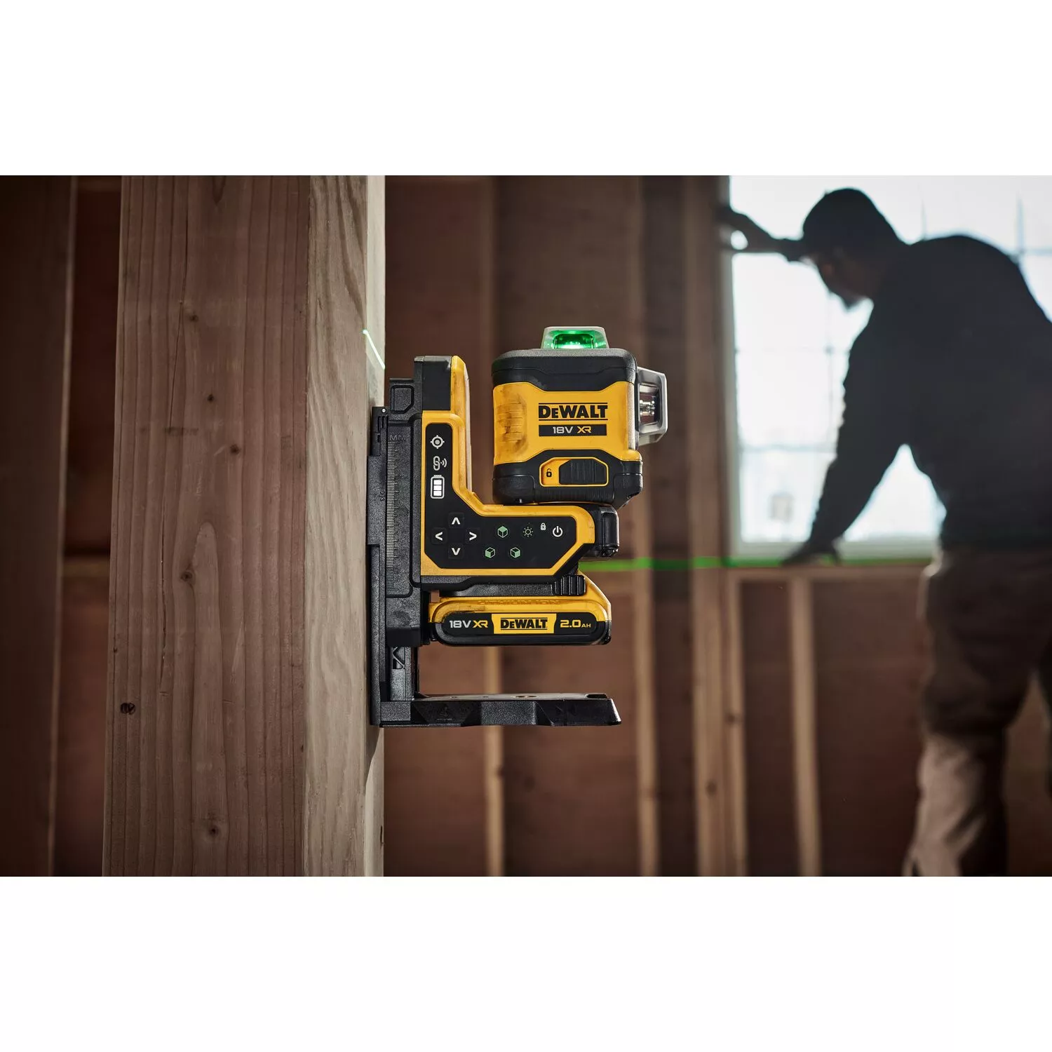 DeWALT Kruislijnlaser DCLE34035D in koffer - groen - 3 lijnen - 80m - IP54-image