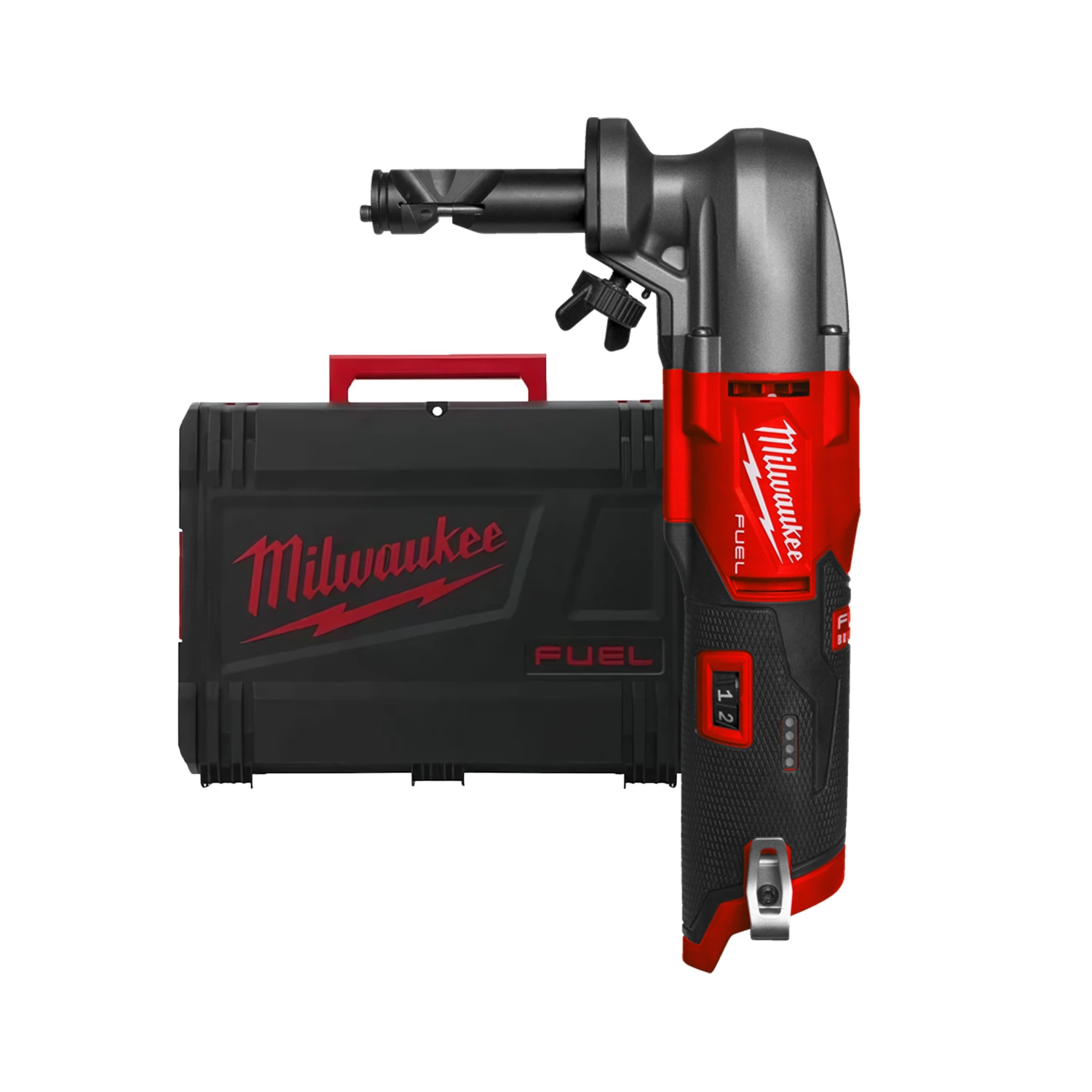 Milwaukee M12 FNB16-0X 12V Li-ion accu knabbelschaar body in HD Box - 1,6mm-image