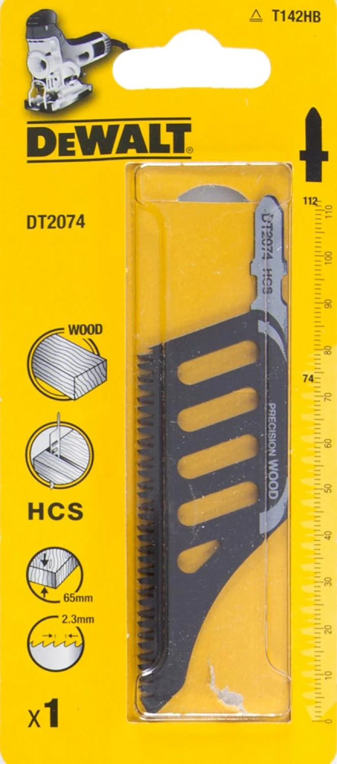 DeWALT DT2074 Lames HCS pour scie sauteuse - 112mm-image