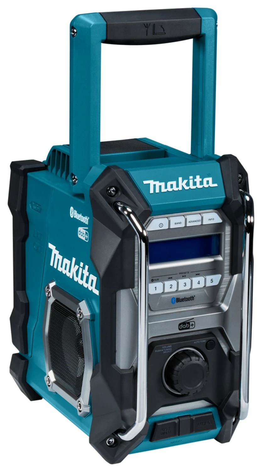 Makita MR004GZ 14,4/18/40 V Li-Ion batterie radio de chantier - FM/AM - DAB+ - Bluetooth - 230 V-image