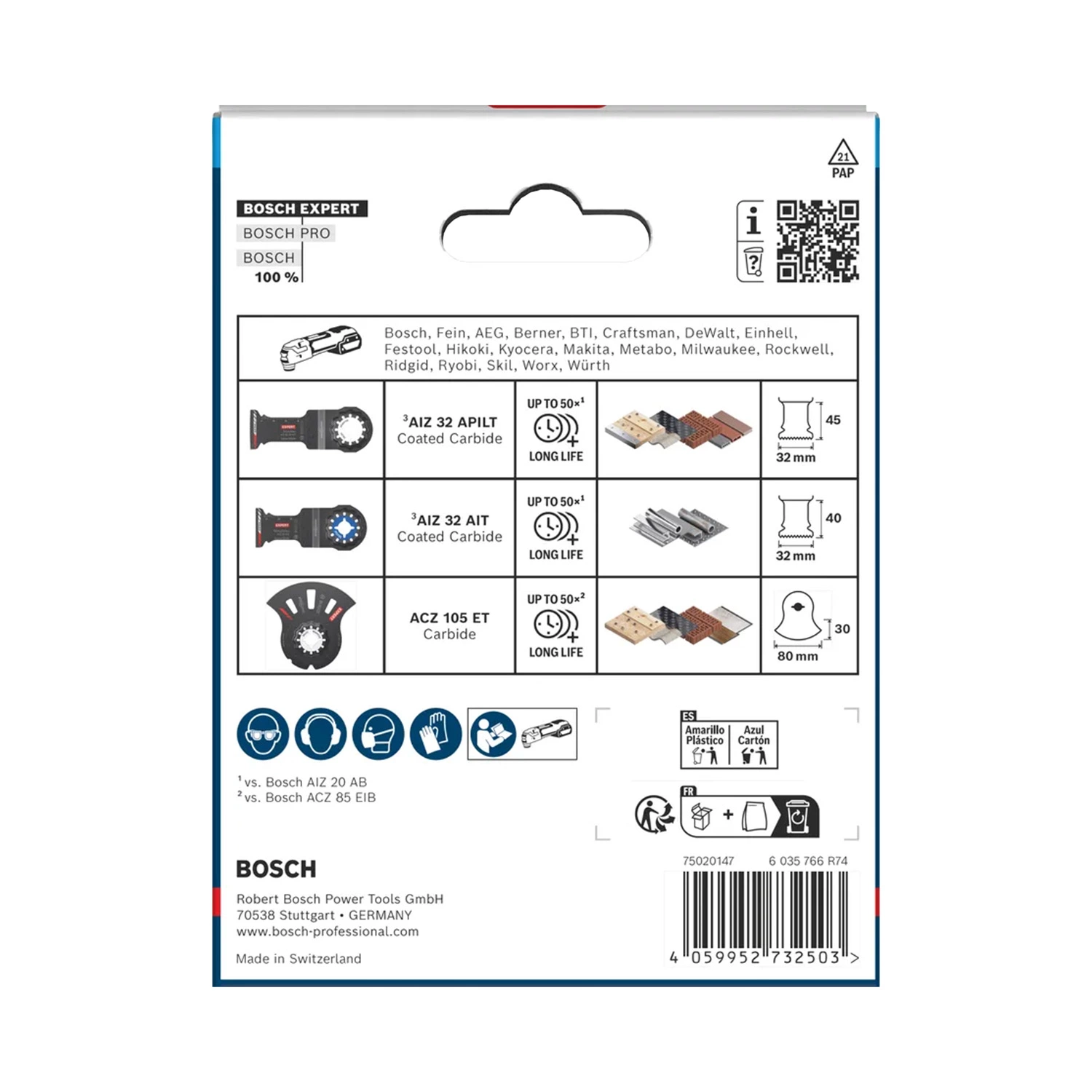 Bosch EXPERT 3-delige doorslijpset-image