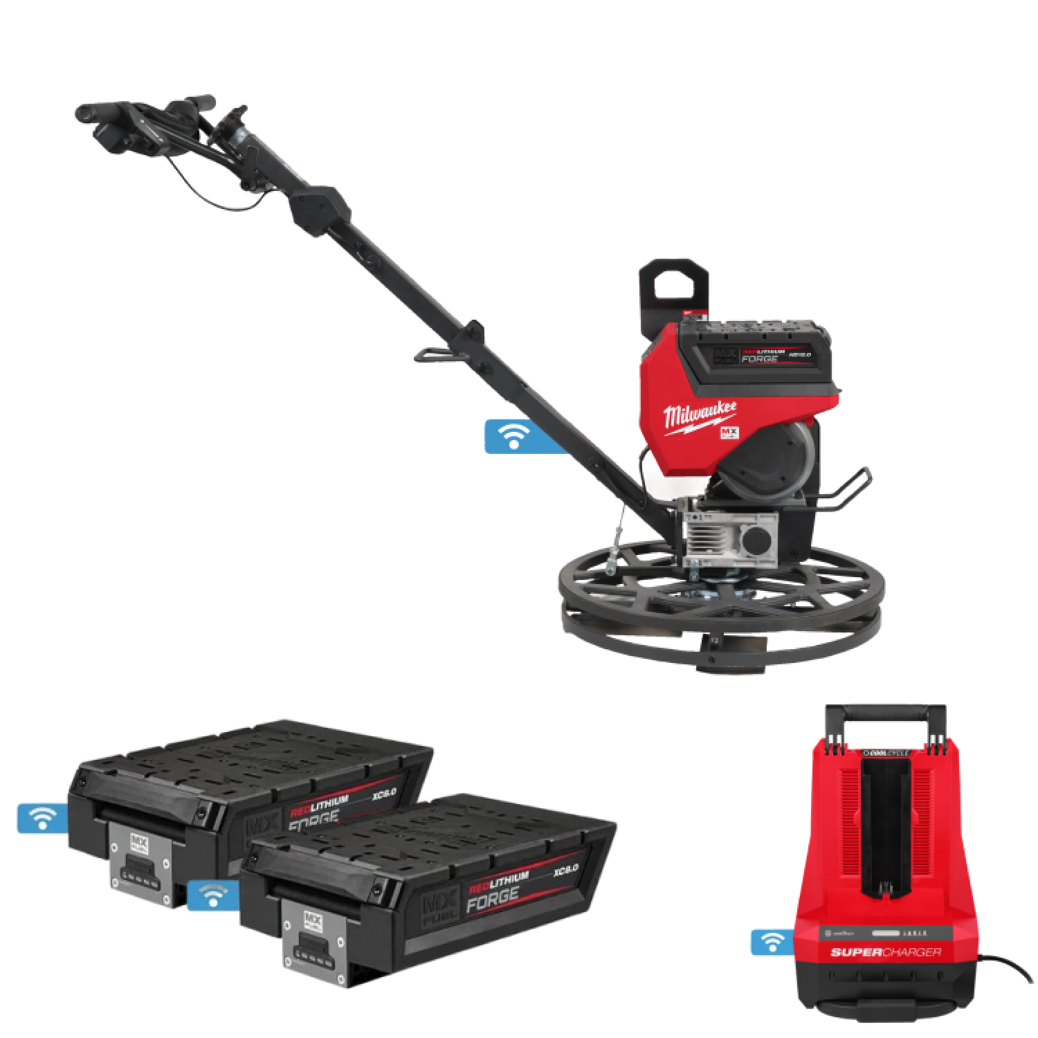 Milwaukee MXF WBT90-122 MX Fuel kit d'hélicoptère à batterie (2x batterie 12.0Ah) - 900mm-image