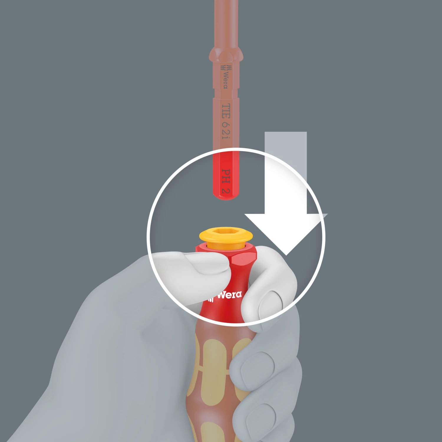 Wera 05006610001 Jeu de 17 outils Kraftform Kompakt VDE 17 extra slim 2 Tool Finder avec lames interchangeables dans un étui - avec fonction cliquet-image