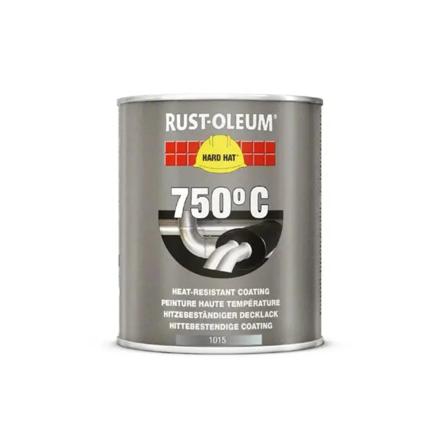 Rust-Oleum HardLaque résistante à la chaleur- Noir - 0,75L-image