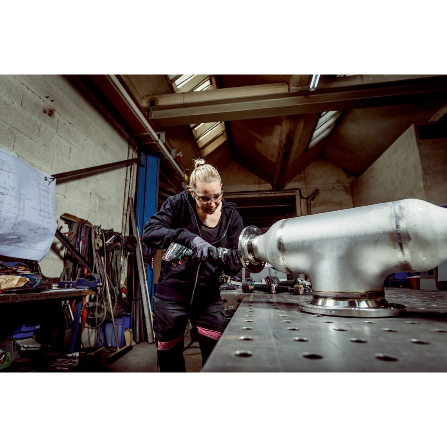 Metabo GVB 18 LTX BL 11-28 18V Li-Ion  Meuleuse droite  sans fil en MetaBox - 6mm - 8000 - 28000 /min-image