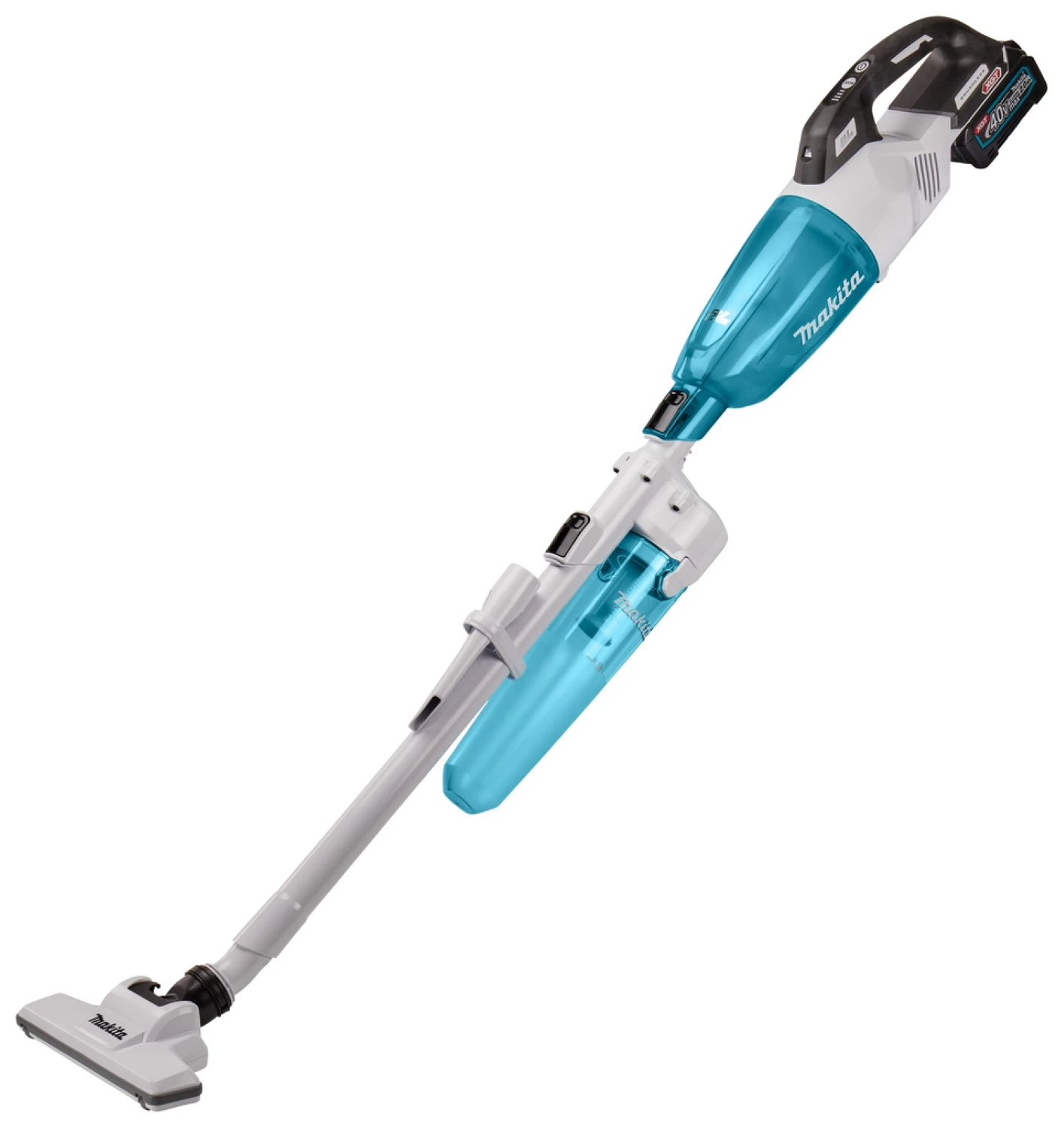 Makita CL001GA224 - Aspirateur balai sans-fil - XGT 40V max Li-ion - Kit (2x 2,0 Ah) - 1200 L/min - Brushless-image
